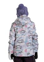 Girls Doodilush Insulated Jacket (Lavender) - Back View