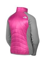 Girls Animagi Fleece Jacket (Fusion Pink) - Back View