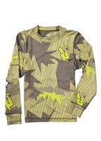Boys Camotooth Base Layer Top (Army) - Studio Shot