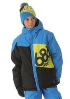 Boys Mannual Iconic Insulated Jacket (Blue Colorblock) - Boys Mannual Iconic Insulated Jacket (Blue Colorblock)