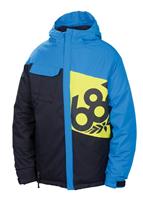 Boys Mannual Iconic Insulated Jacket (Blue Colorblock) - Studio Shot