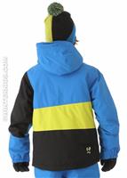 Boys Snaggleface Insulated Jacket (Blue) - Back View