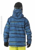 Boys Smarty Streak Insulated 3-in-1 Jacket (Blue) - Back View