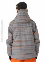 Boys Smarty Streak Insulated 3-in-1 Jacket (Gunmetal) - Back View                                                                                                                                             