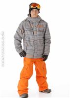Boys Smarty Streak Insulated 3-in-1 Jacket (Gunmetal) - Alt. View                                                                                                                                             