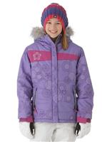 686 Mannual Gidget Puffy Jacket - Girl's - Violet Rings