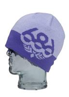 Girls Wreath Fleece Beanie (Violet) - Girls Wreath Fleece Beanie (Violet)