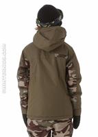 Boys Distortion Jacket (Keef/Trooper Camo) - Back View                                                                                                                                             