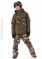 Boys Distortion Jacket (Keef/Trooper Camo) - Alt. View                                                                                                                                             