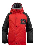 Boys Repel Jacket (Burn/True Black) - Studio Shot