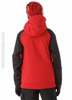 Boys Repel Jacket (Burn/True Black) - Back View