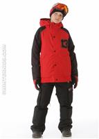 Boys Repel Jacket (Burn/True Black) - Alt. View