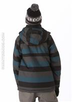 Boys TWC Prizefighter Jacket (Meltwater Stripe Print) - Back View                                                                                                                                             