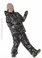 Boys TWC Warm N Friendly Jacket (True Black Diamond Watercolor) - Alt. View                                                                                                                                             