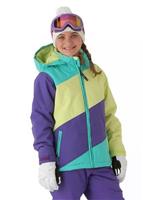 Girls Hart Jacket (Sunny Lime Colorblock) - Girls Hart Jacket (Sunny Lime Colorblock)