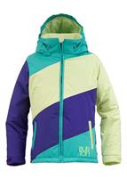 Girls Hart Jacket (Sunny Lime Colorblock) - Alt. View