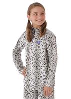 Girls Heartbreaker 1/4 Zip (Winter Cat Print) - Girls Heartbreaker 1/4 Zip (Winter Cat Print)