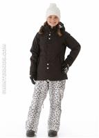 Girls Melody Jacket (True Black) - Alt. View