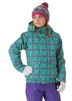 Girls Twist Bomber Jacket (Paradise Punkstar Plaid) - Girls Twist Bomber Jacket (Paradise Punkstar Plaid)