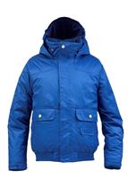 Girls Twist Bomber Jacket (Sapphire) - Studio Shot