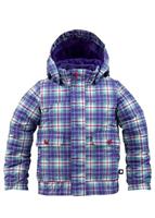 Girls Minishred Twist Jacket (Bright White Punkstar Plaid) - Girls Minishred Twist Jacket (Bright White Punkstar Plaid)                                                                                            