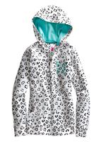 Girls Scoop Hoodie (Winter Cat Print) - Studio Shot