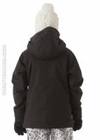 Girls Melody Jacket (True Black) - Back View