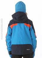 Boys Bugaboo 3-in-1 Jacket (Compass Blue/Collegiate Navy/Bronco) - Back View