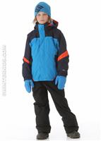 Boys Bugaboo 3-in-1 Jacket (Compass Blue/Collegiate Navy/Bronco) - Alt. View