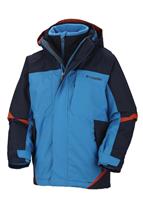 Boys Bugaboo 3-in-1 Jacket (Compass Blue/Collegiate Navy/Bronco) - Studio Shot