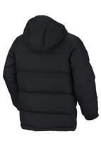 Boys Mash Up Puffer Jacket (Black/Bright Red/Mystery) - Back View
