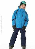 Boys Renegade Warmth Jacket (Compass Blue/Collegiate Navy) - Alt. View