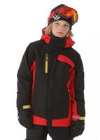 Boys Ryder Warmth Long Jacket (Black/Bright Red) - Boys Ryder Warmth Long Jacket (Black/Bright Red)