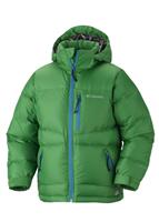 Boys Space Heater II Jacket (Fuse Green/Compass Blue) - Studio Shot