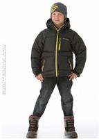 Boys Space Heater II Jacket (Black/Yellow Curry) - Alt. View