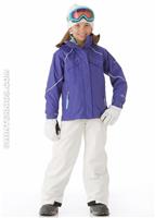 Girls Bugaboo 3-in-1 Jacket (Light Grape/Clear Blue) - Alt. View