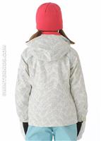 Girls Bugaboo 3-in-1 Jacket (Sea Salt Print/Afterglow) - Back View