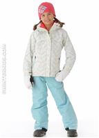 Girls Bugaboo 3-in-1 Jacket (Sea Salt Print/Afterglow) - Alt. View