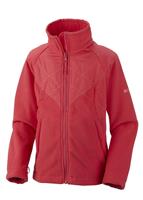 Girls Bugaboo 3-in-1 Jacket (Sea Salt Print/Afterglow) - Liner Included