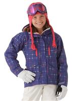 Girls Chic to Peak 3-in-1 Jacket (Light Grape Star Print) - Girls Chic to Peak 3-in-1 Jacket (Light Grape Star Print)