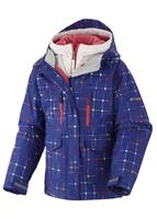 Girls Chic to Peak 3-in-1 Jacket (Light Grape Star Print) - Studio Shot