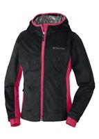 Girls Lush Plush Hoodie (Black w/ Afterglow Pink) - Girls Lush Plush Hoodie (Black w/ Afterglow Pink)