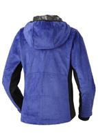 Girls Lush Plush Hoodie (Light Grape) - Back View