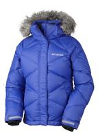 Girls Mini Lay D Down Puffer (Light Grape) - Studio Shot