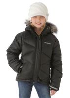 Girls Mini Lay D Down Puffer (Black) - Girls Mini Lay D Down Puffer (Black)