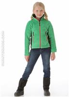 Girls Pearl Plush Full Zip (Fuse Green) - Alt. View