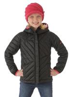 F12 Girls Powder Lite Jacket (Black/Afterglow) - Girls Powder Lite Jacket (Black/Afterglow)