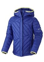 Girls Powder Lite Jacket (Light Grape/Neon Light) - Studio Shot