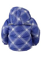 Powder Packed Puffer (Light Grape Plaid) - Back View