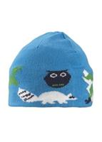 Toddler Urbanization Mix Reversible Beanie (Compass Blue/Fuse Green) - Columbia Toddler Urbanization Mix Beanie (Compass Blue/Fuse Green) Reverse Side